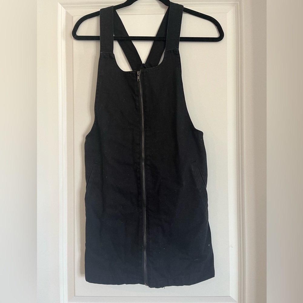 Black Denim Mini Dress